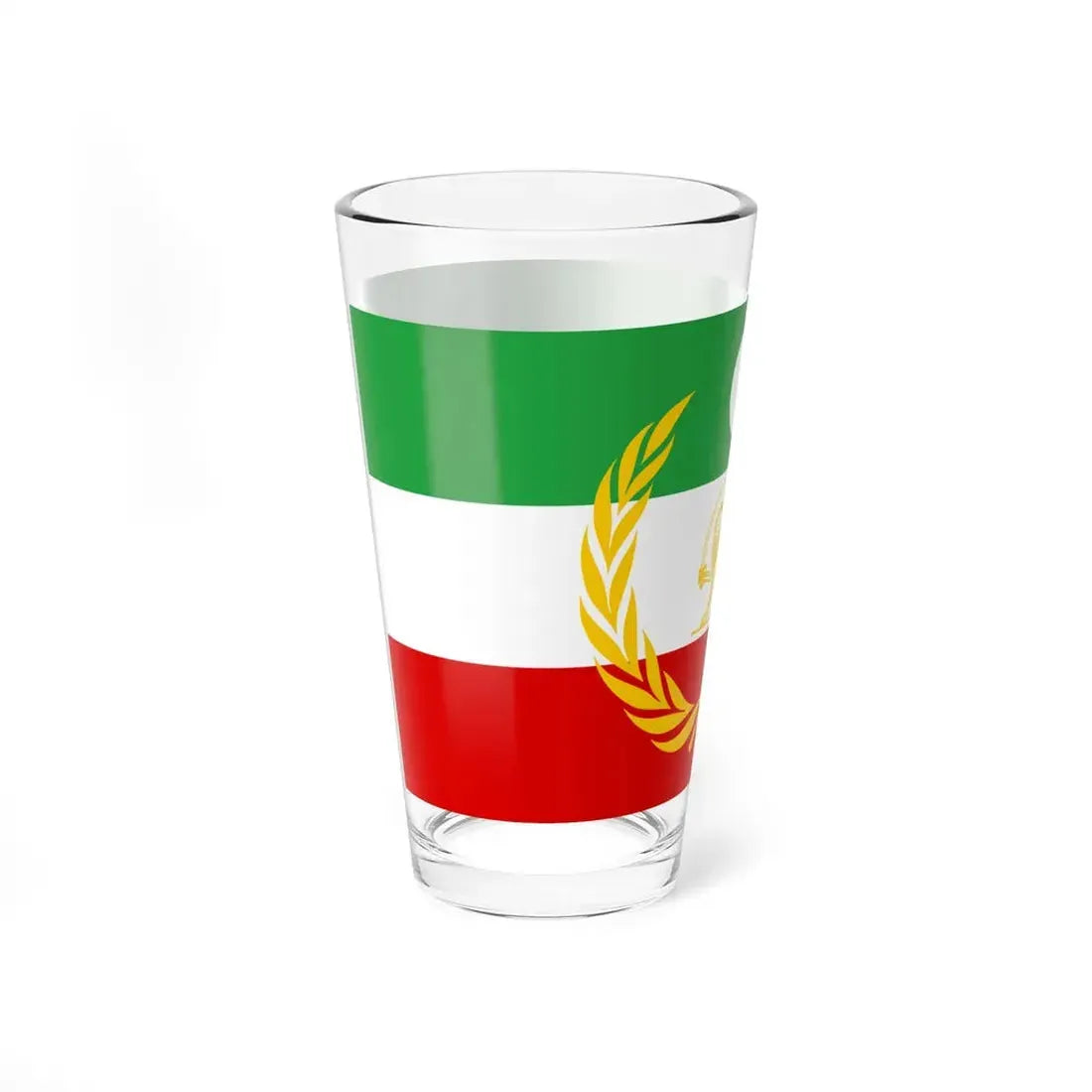 Azerbaijan peoples government flag (Iran) Pint Glass 16oz - Go Mug Yourself