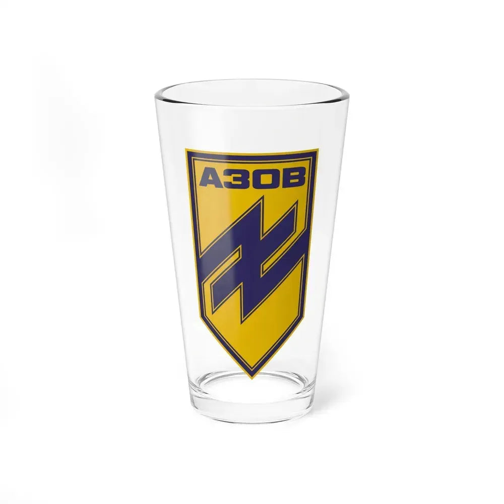 Azov Regiment 2 (Ukraine) Pint Glass 16oz 16oz - Go Mug Yourself