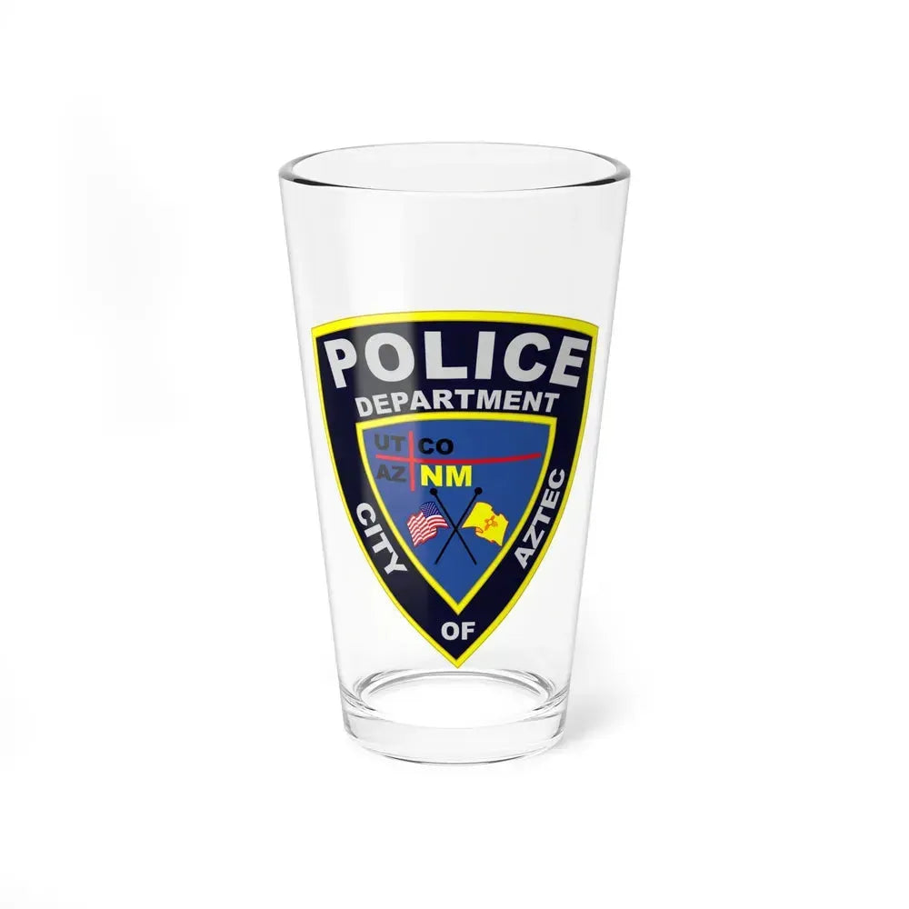 Aztec New Mexico Police Department - Pint Glass 16oz 16oz - Go Mug Yourself