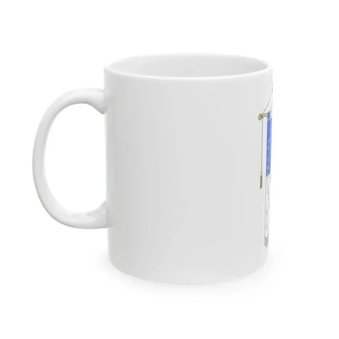 Azzio-Gonfalone (Italy) White Coffee Mug - Go Mug Yourself