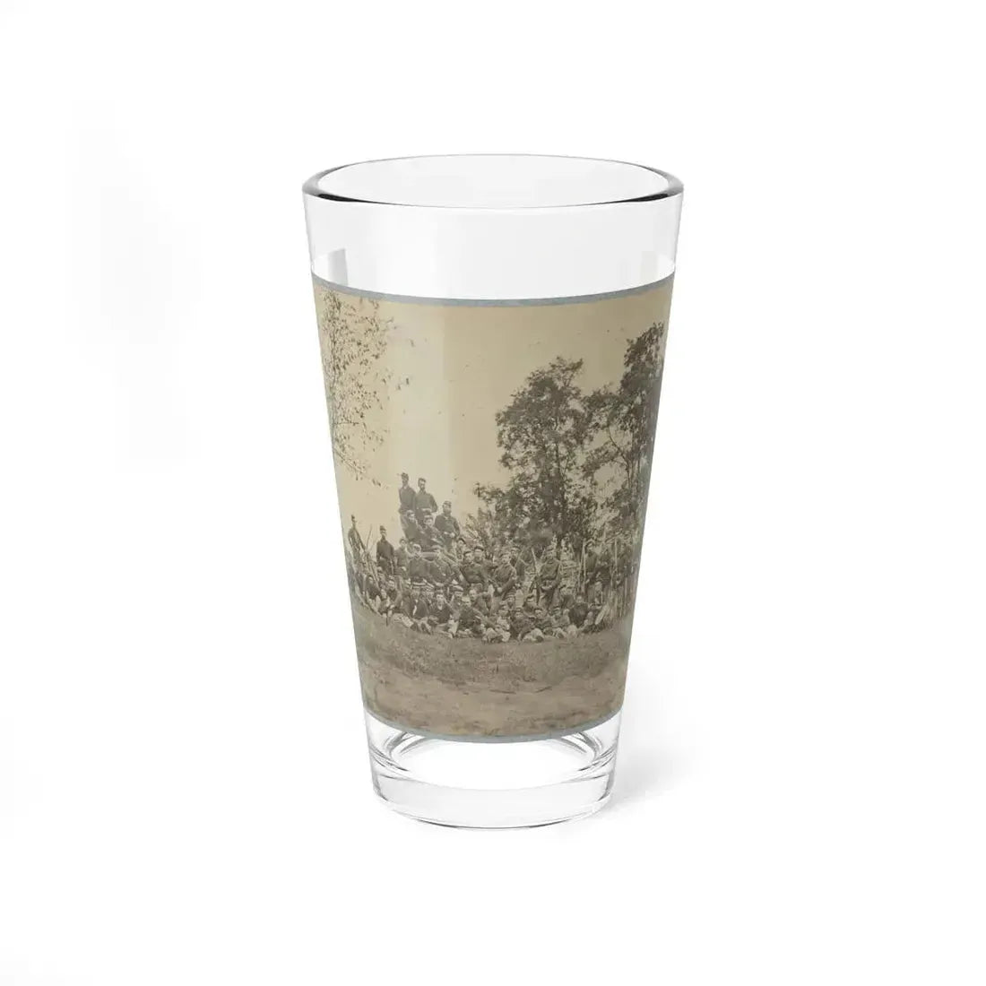 B Company, 22d New York State Militia Near Harpers Ferry, Va., 1861 I.E.1862 (U.S. Civil War) Pint Glass 16oz 16oz - Go Mug Yourself