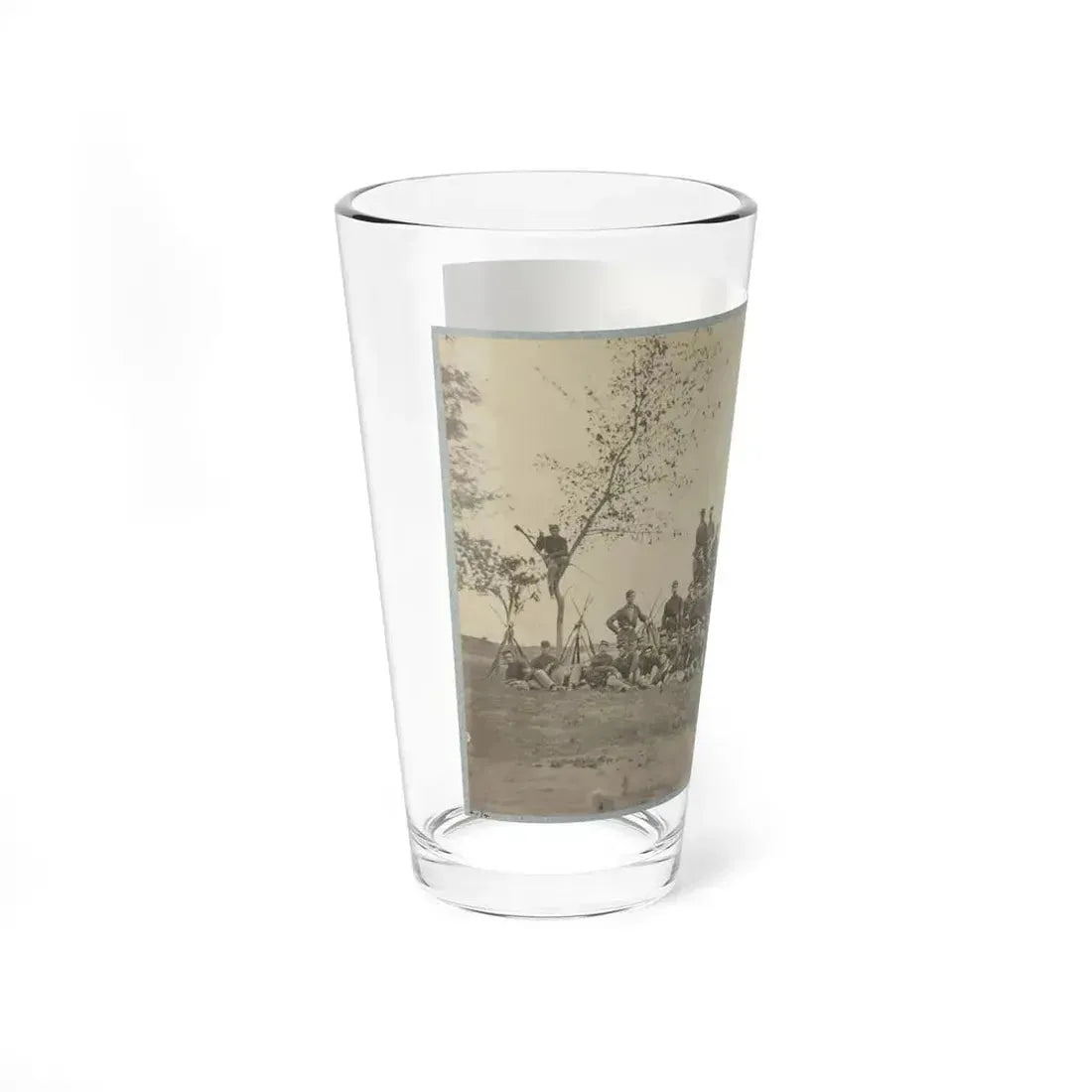 B Company, 22d New York State Militia Near Harpers Ferry, Va., 1861 I.E.1862 (U.S. Civil War) Pint Glass 16oz - Go Mug Yourself