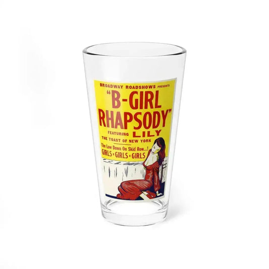 B GIRL RHAPSODY 1952 Movie Poster - Pint Glass 16oz 16oz - Go Mug Yourself