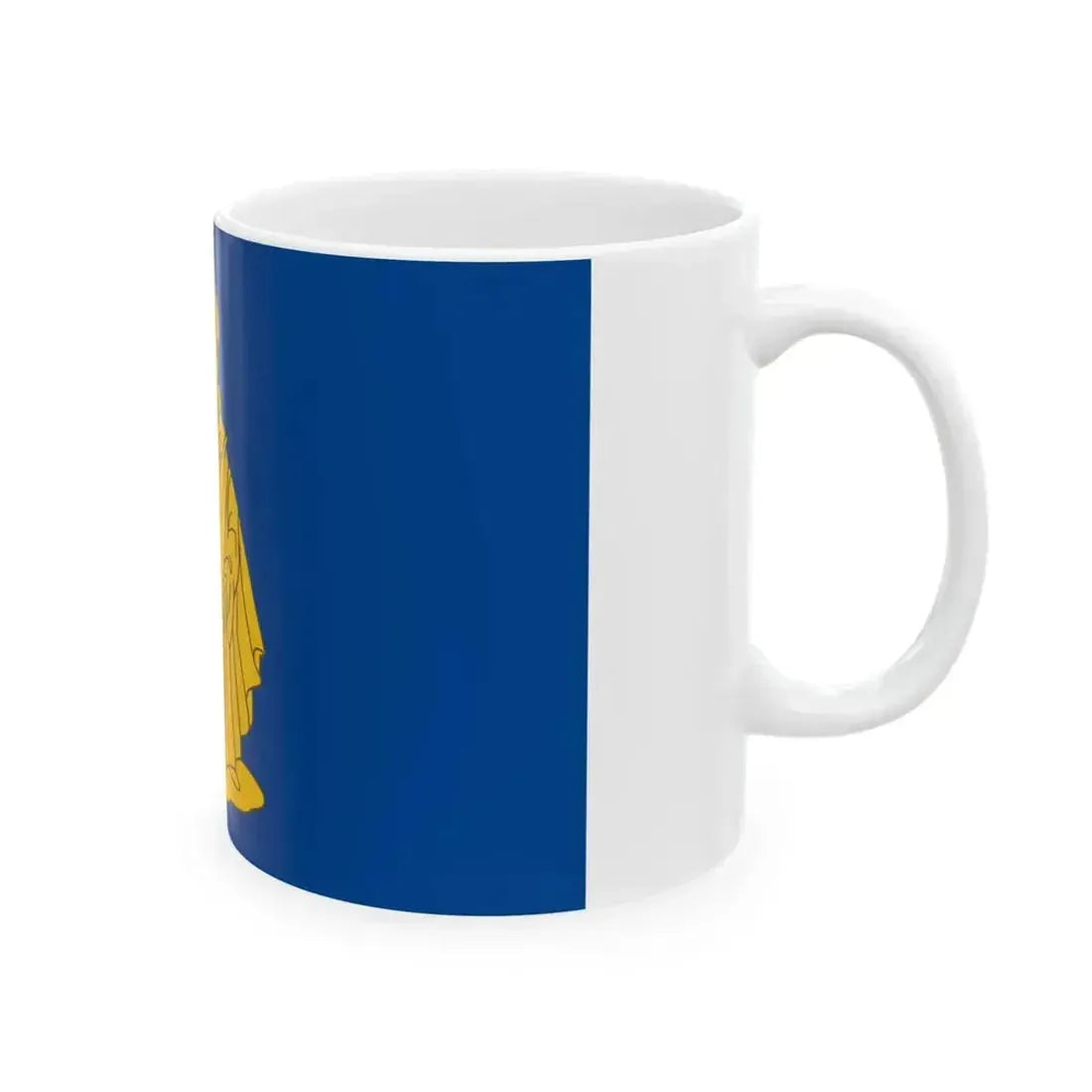 Baarle-Hertog vlag (Belgium) White Coffee Mug - Go Mug Yourself