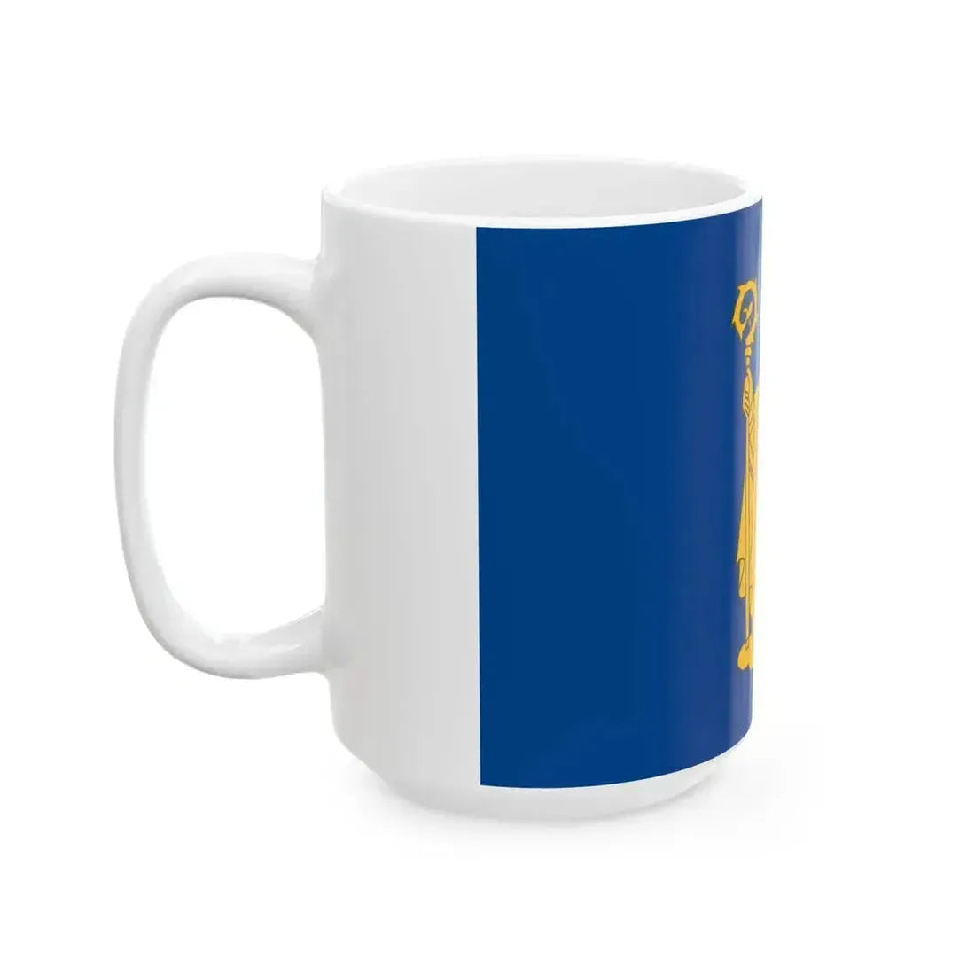 Baarle-Hertog vlag (Belgium) White Coffee Mug - Go Mug Yourself