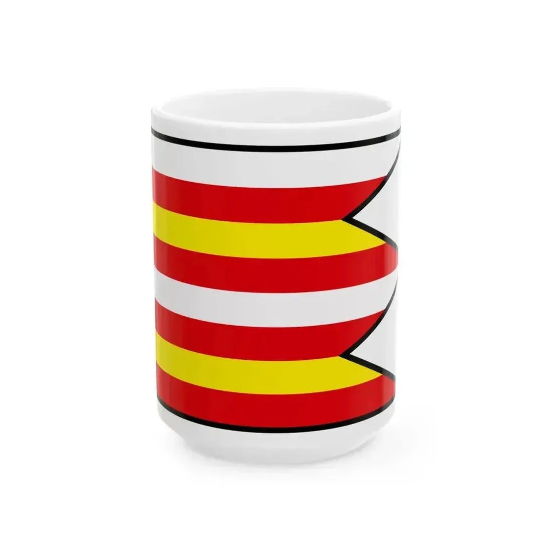 Bab Nitra Flag (Slovakia) White Coffee Mug 15oz - Go Mug Yourself