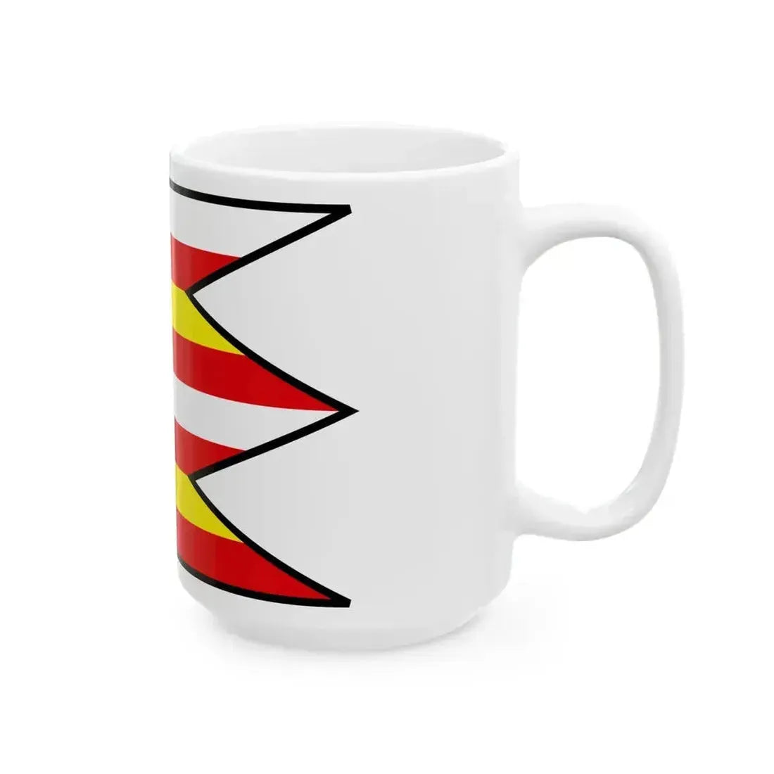 Bab Nitra Flag (Slovakia) White Coffee Mug - Go Mug Yourself