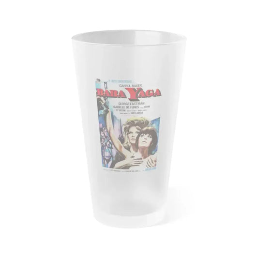 BABA YAGA 1952 Movie Poster - Frosted Pint Glass 16oz 16oz Frosted - Go Mug Yourself