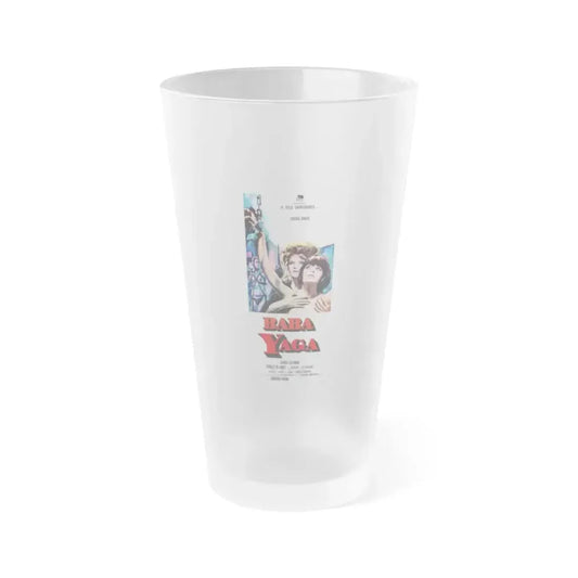 BABA YAGA (ITALIAN) 1952 Movie Poster - Frosted Pint Glass 16oz 16oz Frosted - Go Mug Yourself
