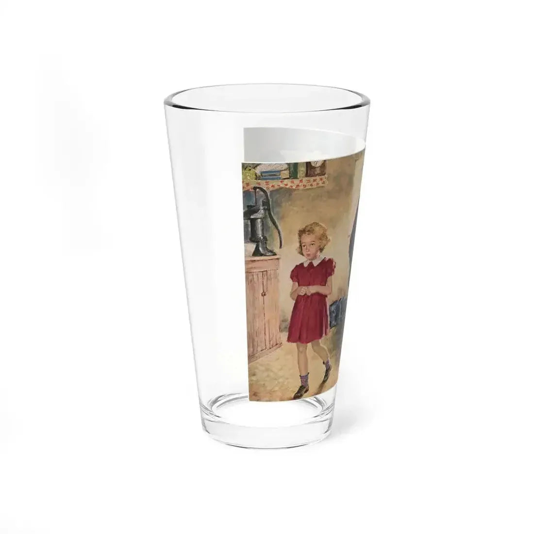 Babe In Disgrace by R. Ross Annett, 1950 (Magazine Illustration) Pint Glass 16oz - Go Mug Yourself