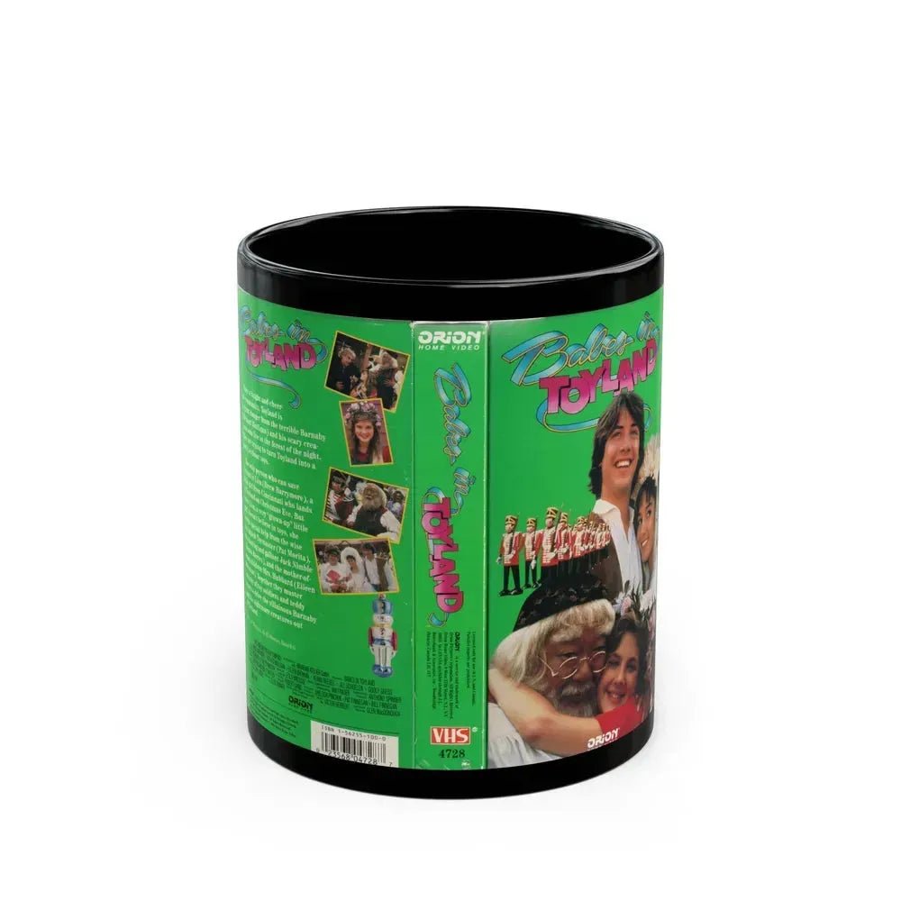 BABES IN TOYLAND (VHS COVER) - Black Coffee Mug 11oz - Go Mug Yourself
