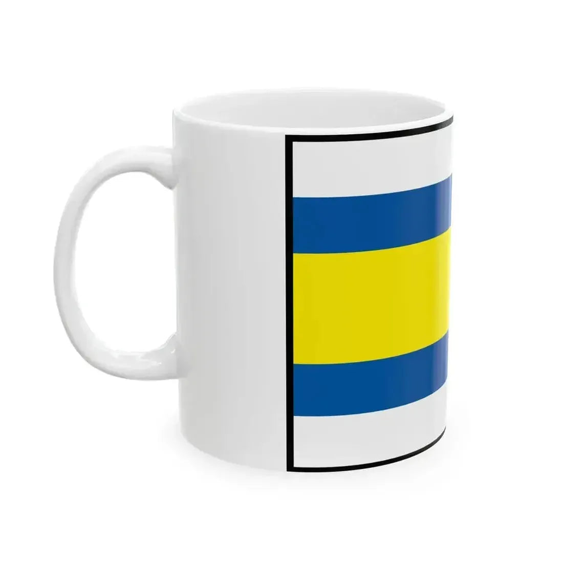 Babina Zvolen Flag (Slovakia) White Coffee Mug - Go Mug Yourself