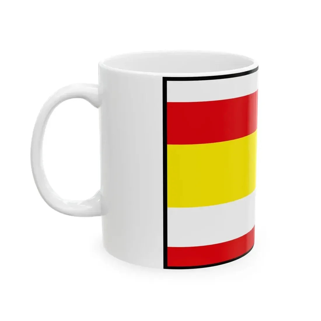 Babinec Rimavska Sobota Flag (Slovakia) White Coffee Mug - Go Mug Yourself