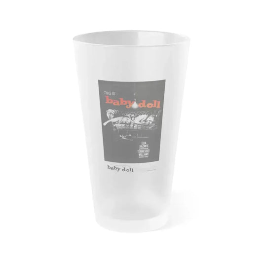 BABY DOLL 1956 Movie Poster - Frosted Pint Glass 16oz 16oz Frosted - Go Mug Yourself