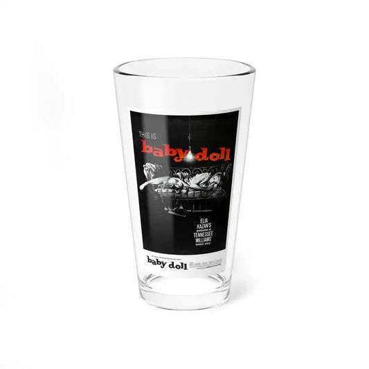 BABY DOLL 1956 Movie Poster - Pint Glass 16oz 16oz - Go Mug Yourself