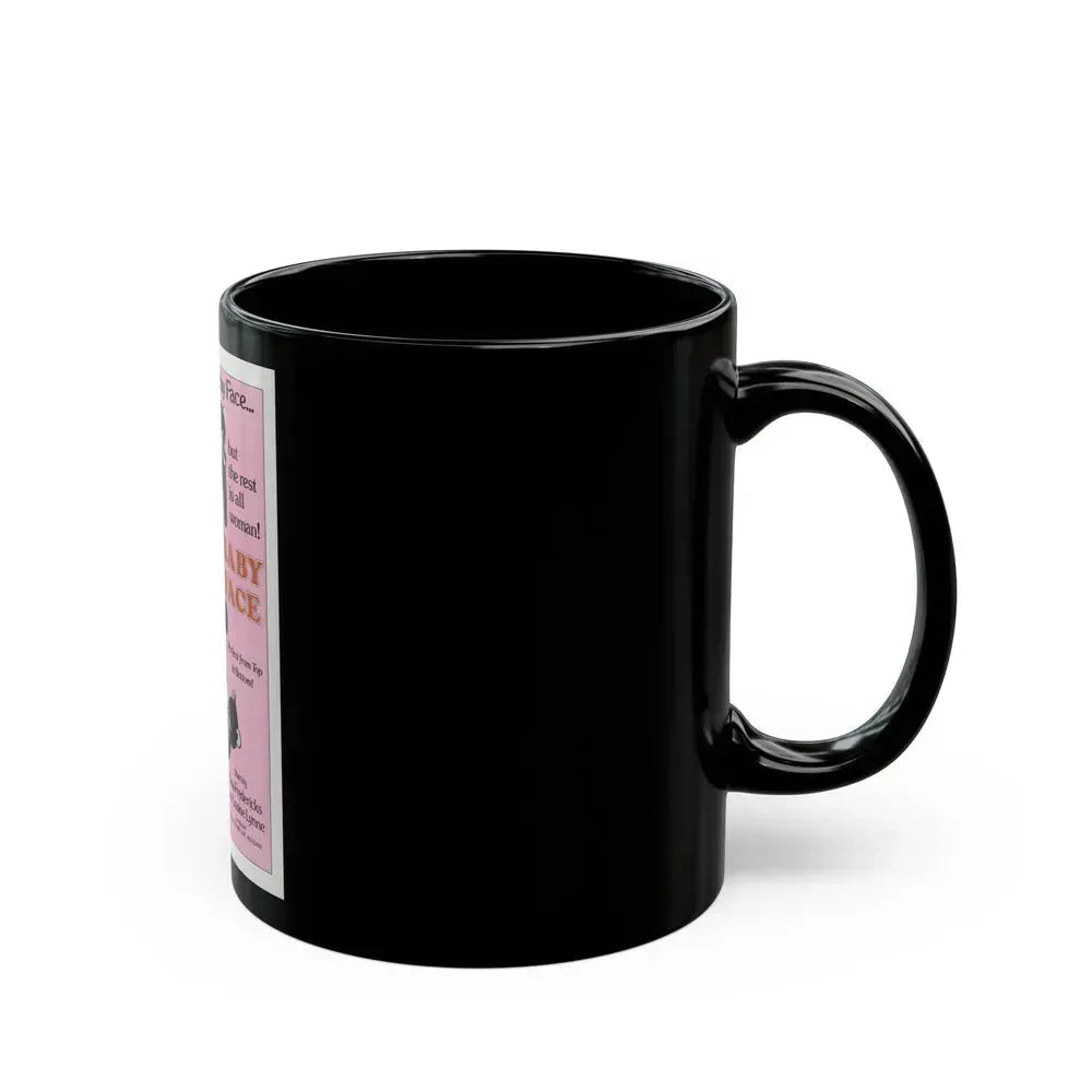 BABY FACE 1978 Movie Poster - Black Coffee Mug - Go Mug Yourself