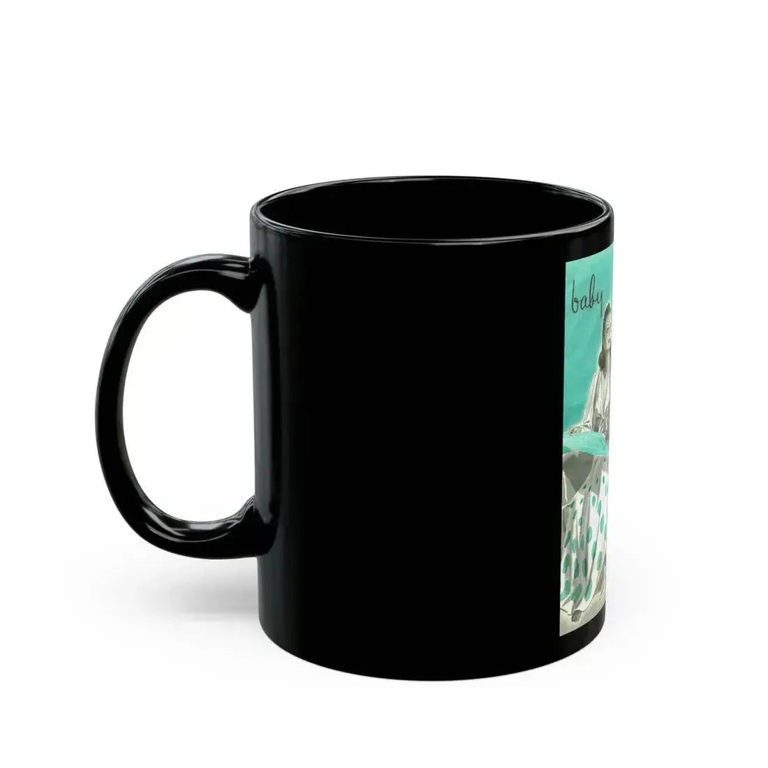 Baby, Magazine Illustration (fragment), 1941 - Black Coffee Mug - Go Mug Yourself
