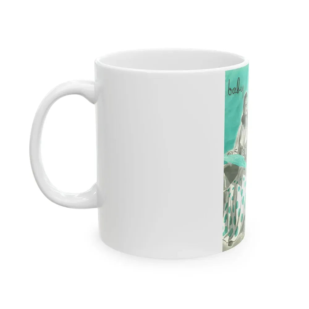 Baby, Magazine Illustration (fragment), 1941 - White Coffee Mug - Go Mug Yourself