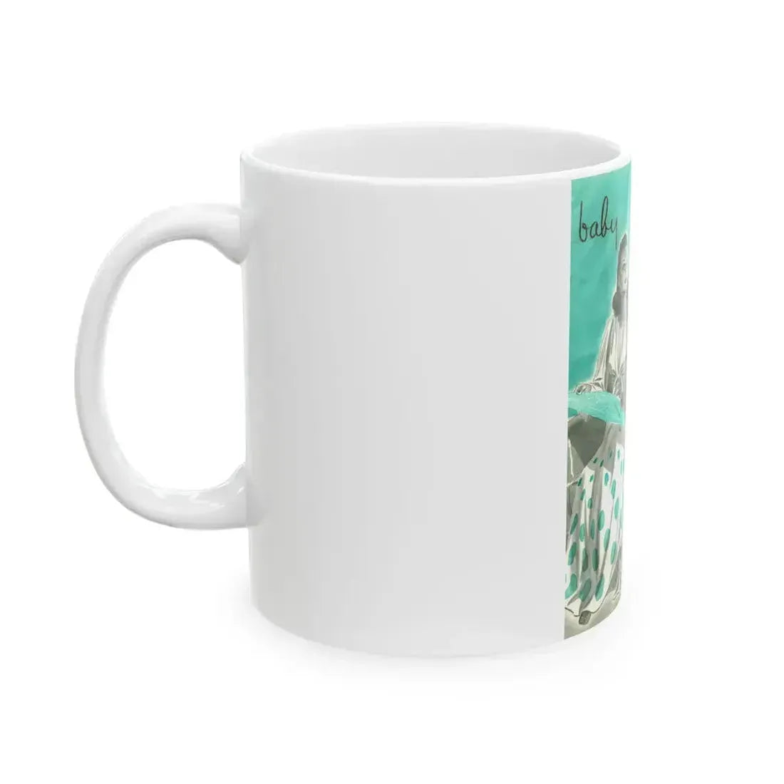 Baby, Magazine Illustration (fragment), 1941 - White Coffee Mug - Go Mug Yourself