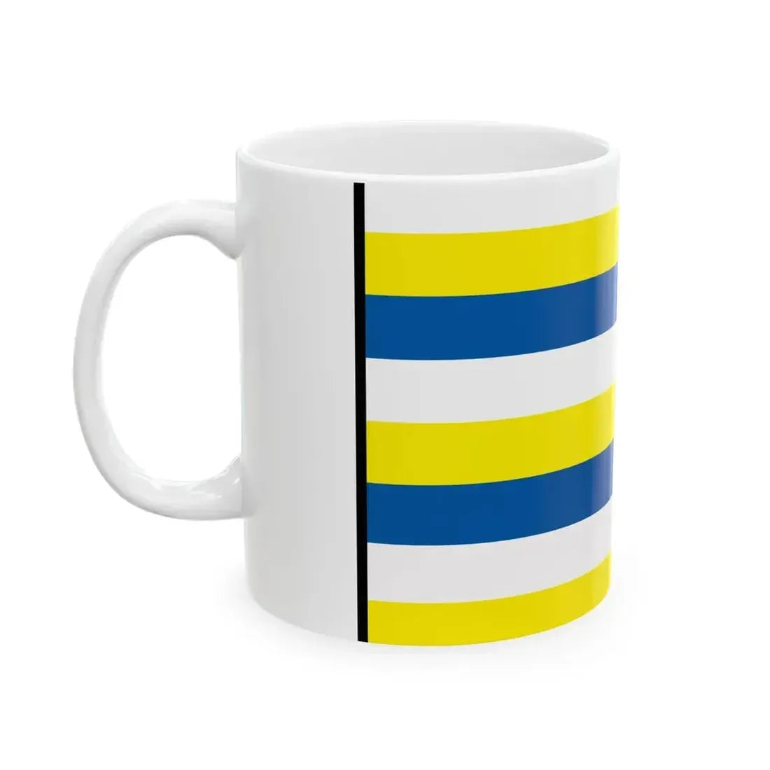 Bac Dunajska Streda Flag (Slovakia) White Coffee Mug - Go Mug Yourself