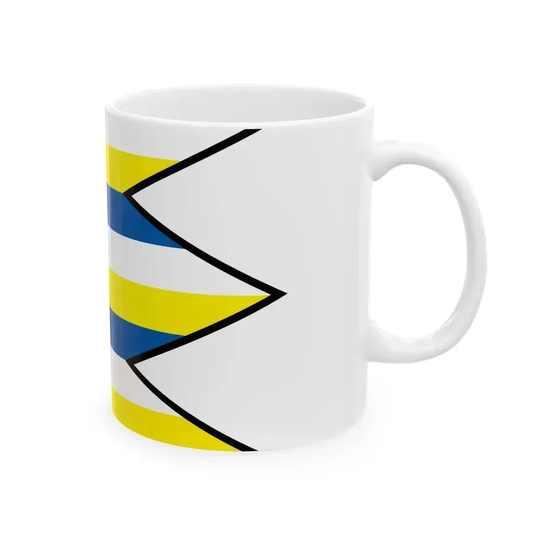 Bac Dunajska Streda Flag (Slovakia) White Coffee Mug - Go Mug Yourself