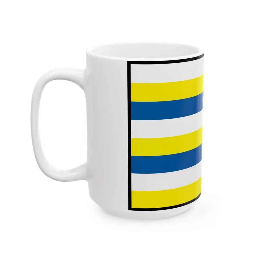 Bac Dunajska Streda Flag (Slovakia) White Coffee Mug - Go Mug Yourself