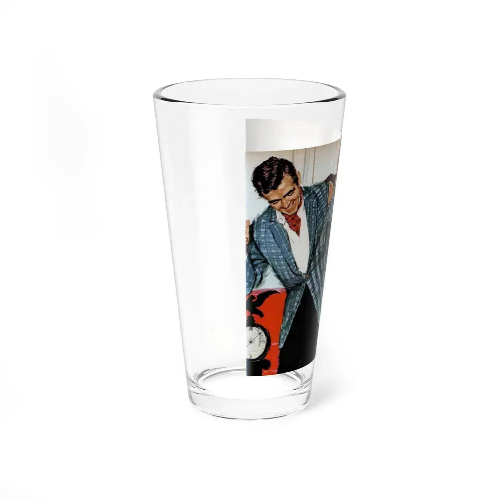 Bachelor at Heart, Redbook, March 1959 (Magazine Illustration) Pint Glass 16oz - Go Mug Yourself