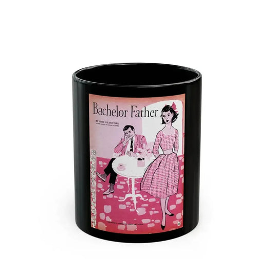 Bachelor Father, Redbook, April 1957 - Black Coffee Mug 11oz - Go Mug Yourself