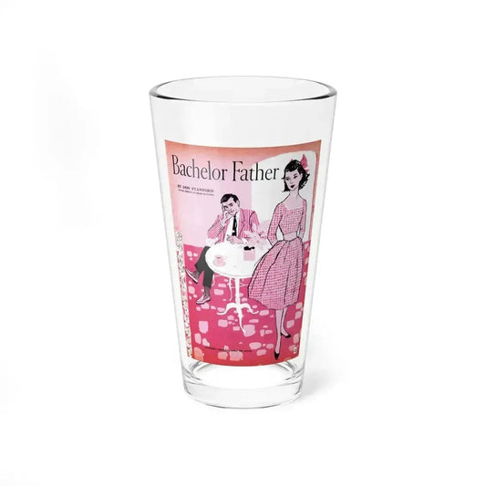 Bachelor Father, Redbook, April 1957 (Magazine Illustration) Pint Glass 16oz 16oz - Go Mug Yourself