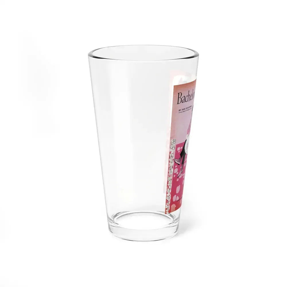 Bachelor Father, Redbook, April 1957 (Magazine Illustration) Pint Glass 16oz - Go Mug Yourself