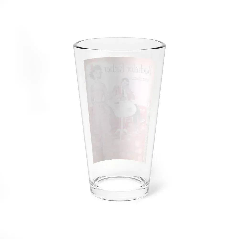 Bachelor Father, Redbook, April 1957 (Magazine Illustration) Pint Glass 16oz - Go Mug Yourself