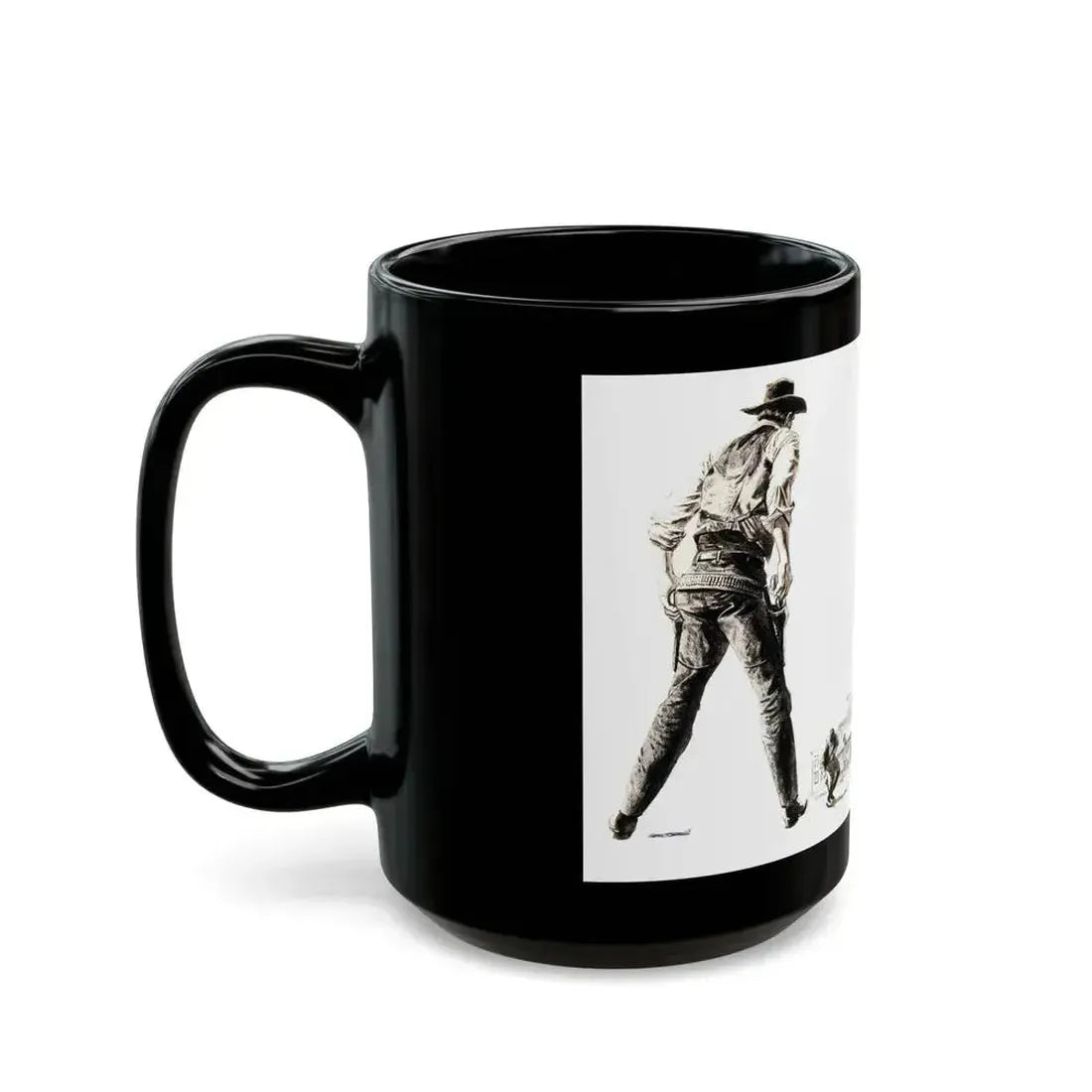 Bachelor Magazine Illustration - Black Coffee Mug - Go Mug Yourself