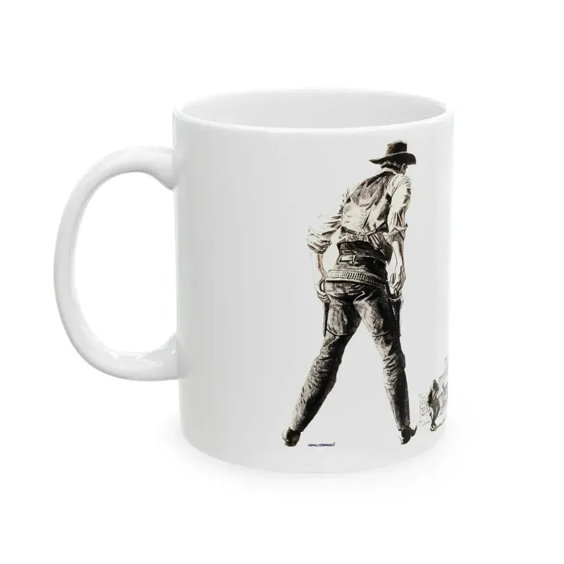 Bachelor Magazine Illustration - White Coffee Mug - Go Mug Yourself