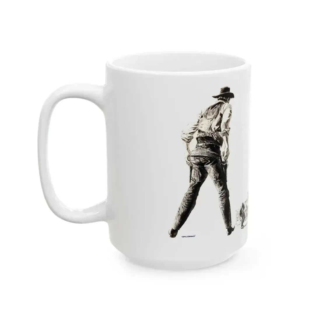 Bachelor Magazine Illustration - White Coffee Mug - Go Mug Yourself