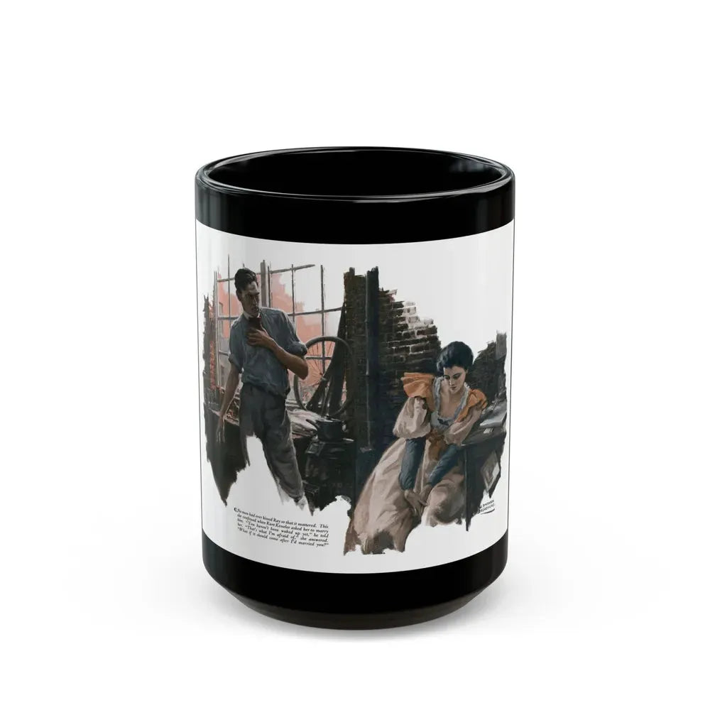 Back Streets, part 1 (3), Cosmopolitan, September 1930 - Black Coffee Mug 15oz - Go Mug Yourself