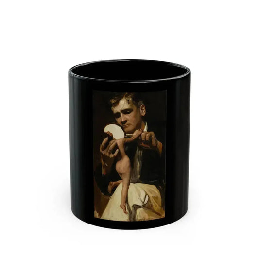 Back There in the Grass, Collier's illustration - Black Coffee Mug 11oz - Go Mug Yourself