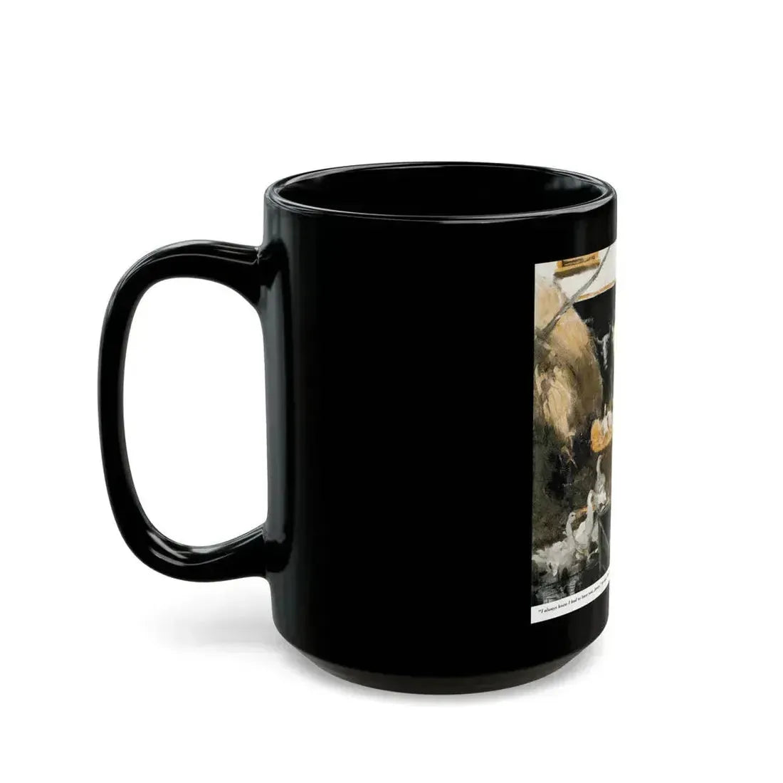 Back To Bearing, Ladies' Home Journal, June 1938 - Black Coffee Mug - Go Mug Yourself