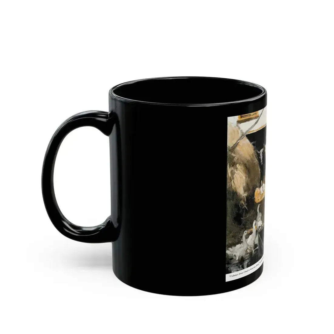 Back To Bearing, Ladies' Home Journal, June 1938 - Black Coffee Mug - Go Mug Yourself