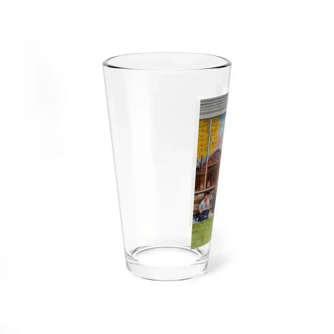 Back to School Supplies, Saturday Evening Post cover, September-October 1973 (Magazine Illustration) Pint Glass 16oz - Go Mug Yourself