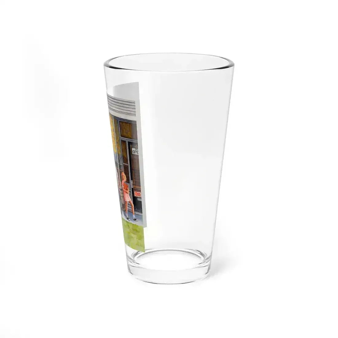 Back to School Supplies, Saturday Evening Post cover, September-October 1973 (Magazine Illustration) Pint Glass 16oz - Go Mug Yourself