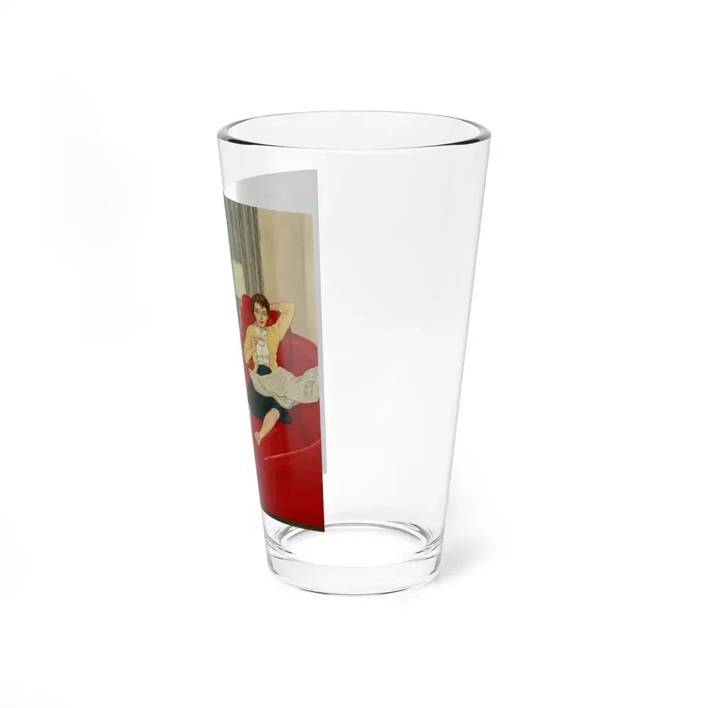 Back to School, The Saturday Evening Post cover, September 12, 1959 (Magazine Illustration) Pint Glass 16oz - Go Mug Yourself