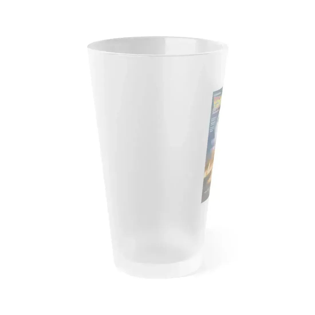 BACK TO THE FUTURE 1985 Movie Poster - Frosted Pint Glass 16oz - Go Mug Yourself