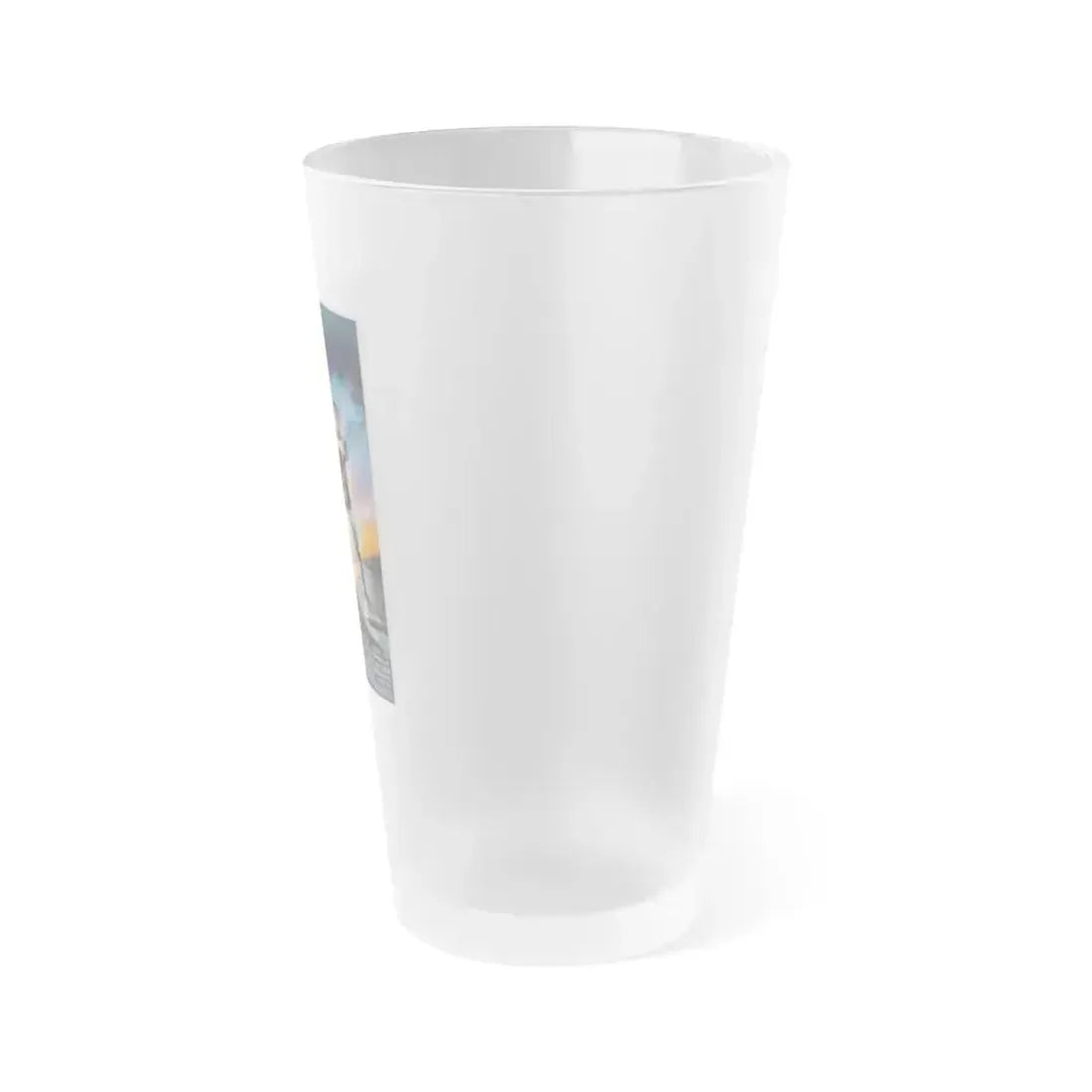 BACK TO THE FUTURE 1985 Movie Poster - Frosted Pint Glass 16oz - Go Mug Yourself