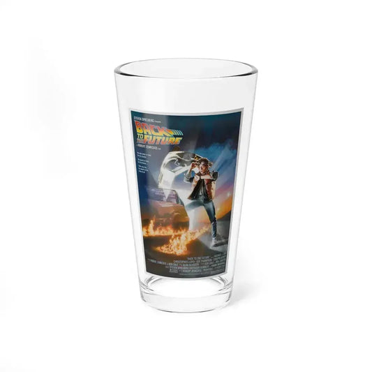 BACK TO THE FUTURE 1985 Movie Poster - Pint Glass 16oz 16oz - Go Mug Yourself