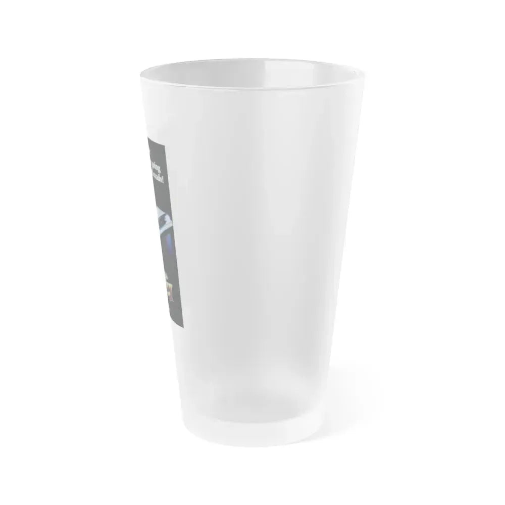 BACK TO THE FUTURE II (TEASER) 1989 Movie Poster - Frosted Pint Glass 16oz - Go Mug Yourself