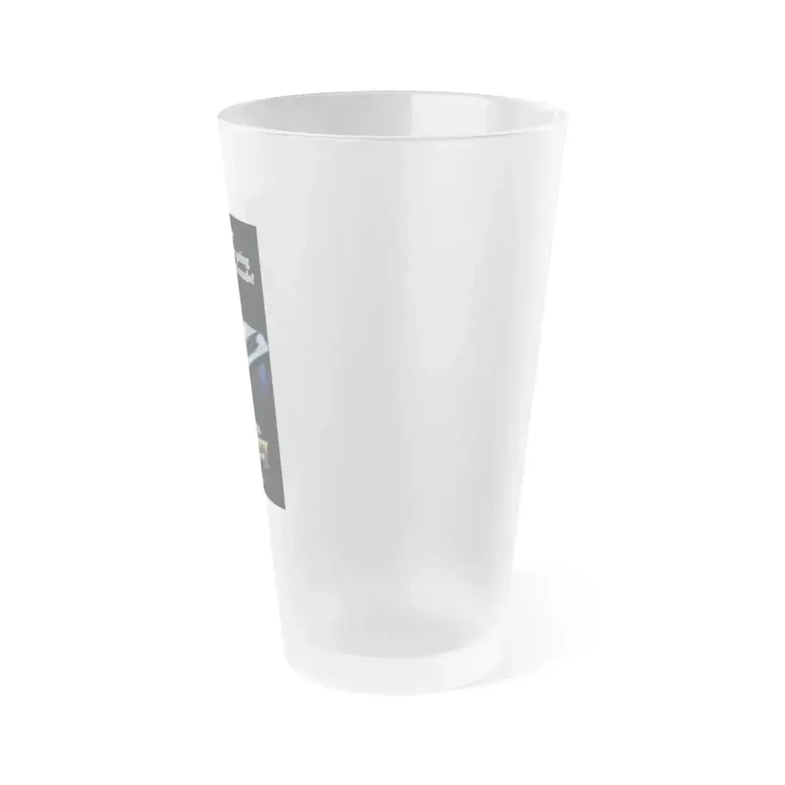 BACK TO THE FUTURE II (TEASER) 1989 Movie Poster - Frosted Pint Glass 16oz - Go Mug Yourself