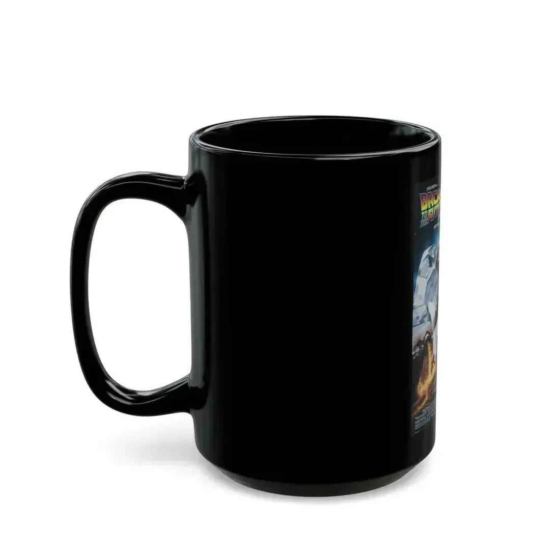 BACK TO THE FUTURE III 1990 Movie Poster - Black Coffee Mug - Go Mug Yourself