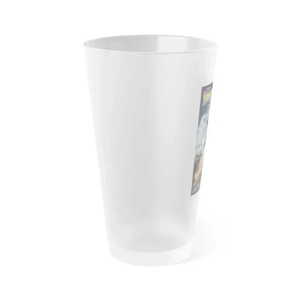 BACK TO THE FUTURE III 1990 Movie Poster - Frosted Pint Glass 16oz - Go Mug Yourself