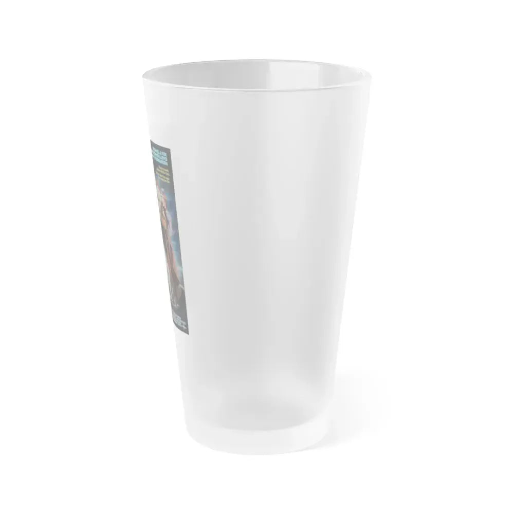 BACK TO THE FUTURE III 1990 Movie Poster - Frosted Pint Glass 16oz - Go Mug Yourself