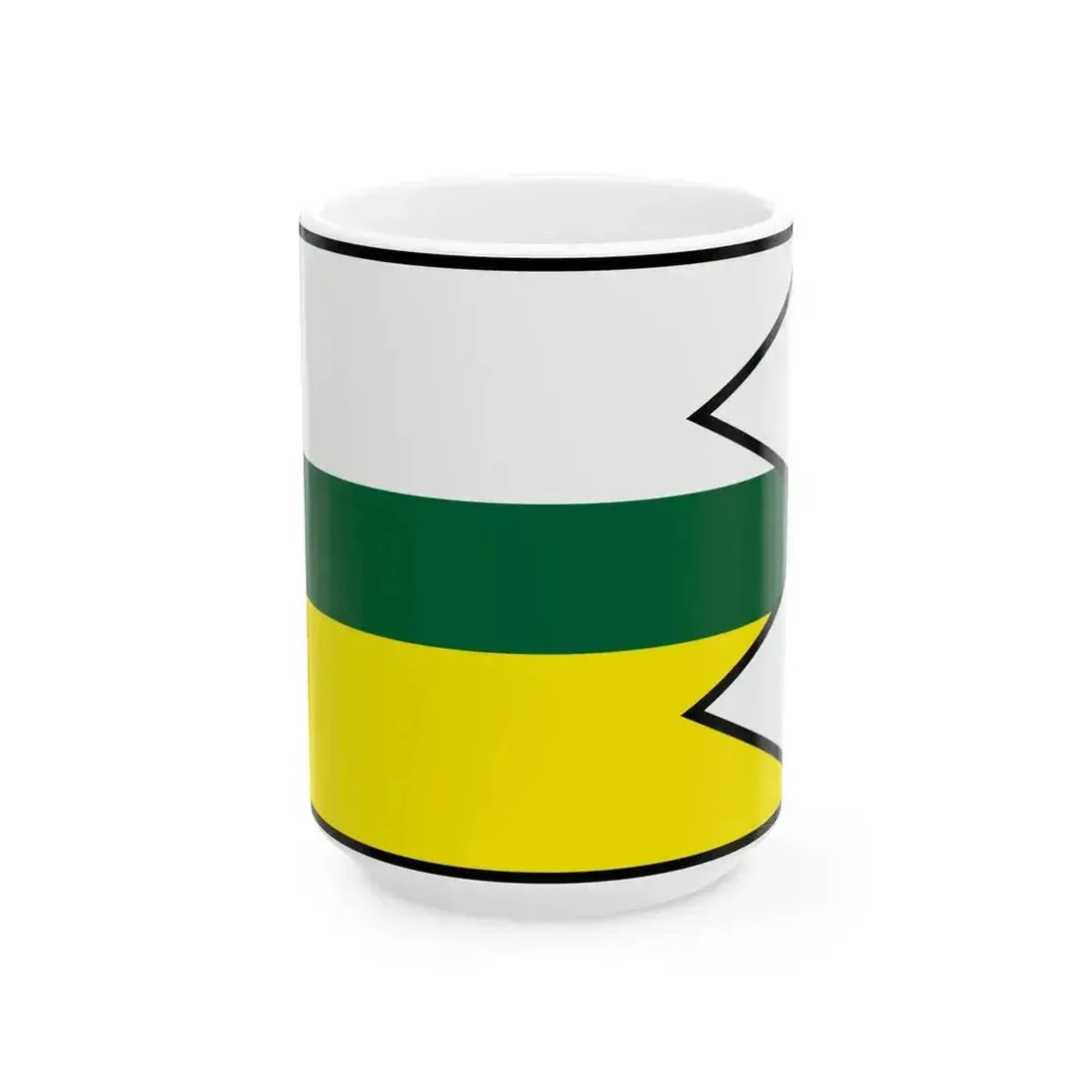 Backa Trebisov Flag (Slovakia) White Coffee Mug 15oz - Go Mug Yourself